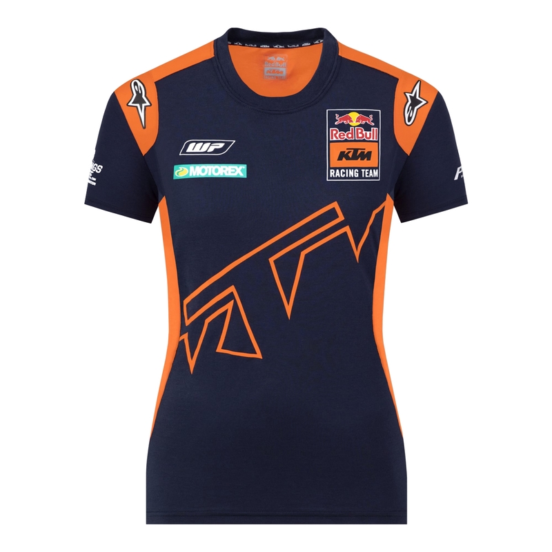 Camicia KTM Red Bull Racing Official Teamline donna blu-arancio Saldi