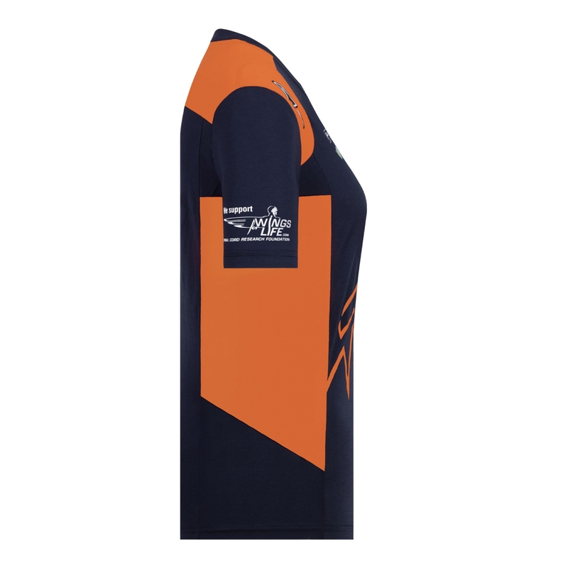 Camicia KTM Red Bull Racing Official Teamline donna blu-arancio Saldi