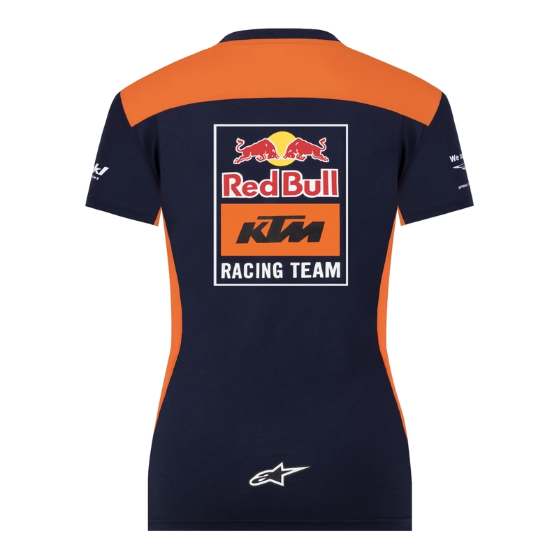 Camicia KTM Red Bull Racing Official Teamline donna blu-arancio Saldi