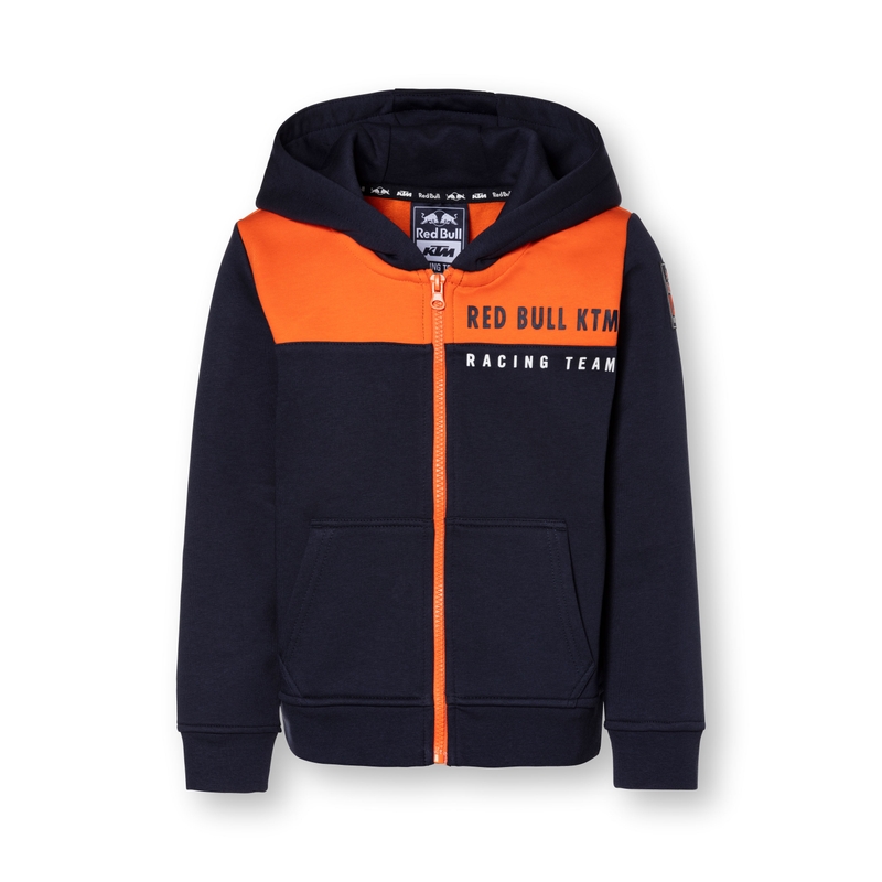 Felpa con cappuccio da bambino KTM Red Bull Zone arancio-blu Saldi