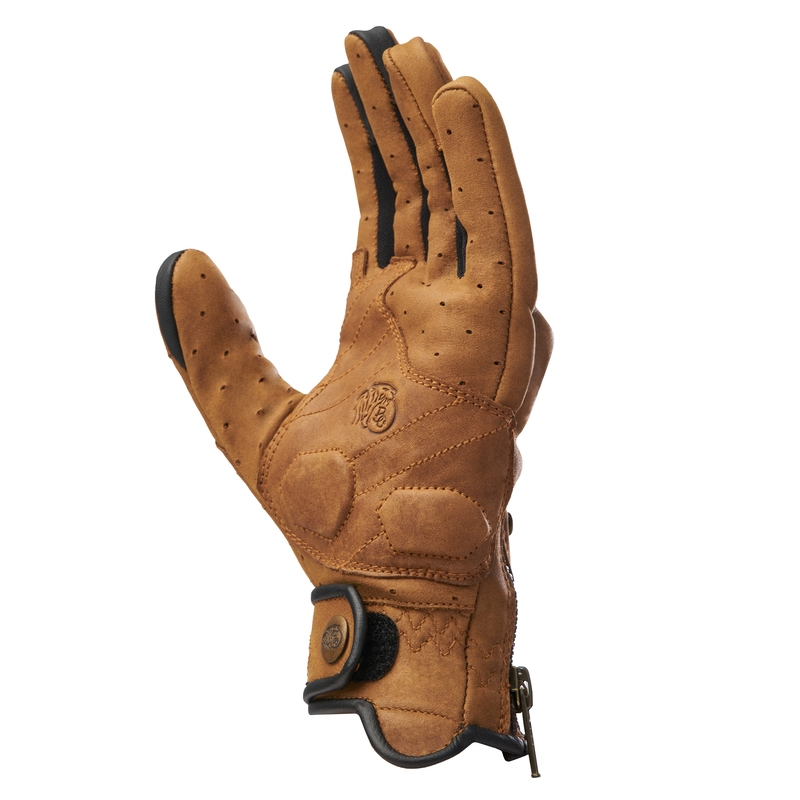 Guanti da motociclista Broger Florida Cognac Brown da donna Saldi