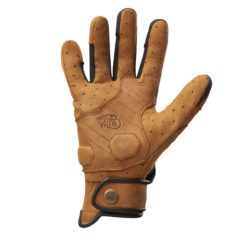 Guanti da motociclista Broger Florida Cognac Brown da donna Saldi