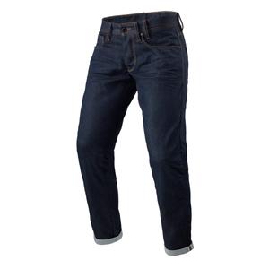 Revit Lewis Selvedge TF Jeans da moto estesi blu scuro