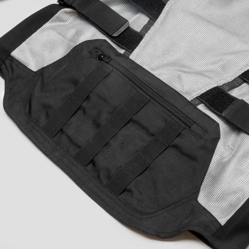 Giacca da moto Rebelhorn Scandal II argento-nero