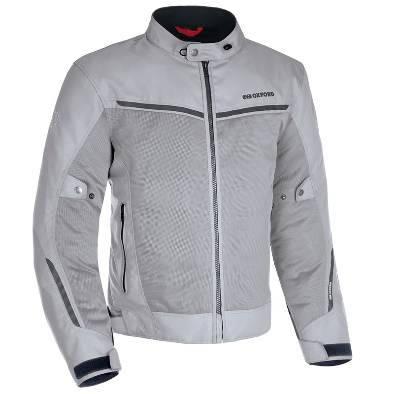 Giacca da moto Oxford Arizona 1.0 Air grigio chiaro