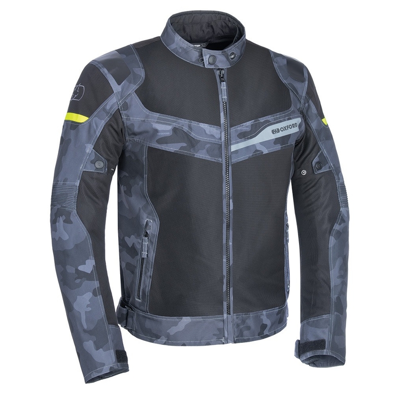 Giacca da moto Oxford Dakar D2D Air mimetica grigia Saldi