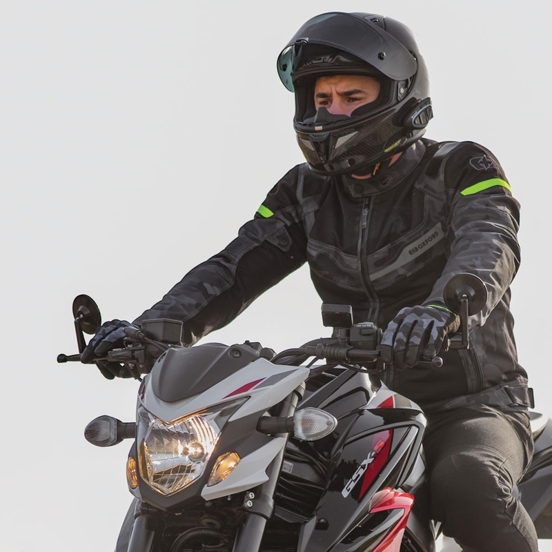 Giacca da moto Oxford Dakar D2D Air mimetica grigia Saldi
