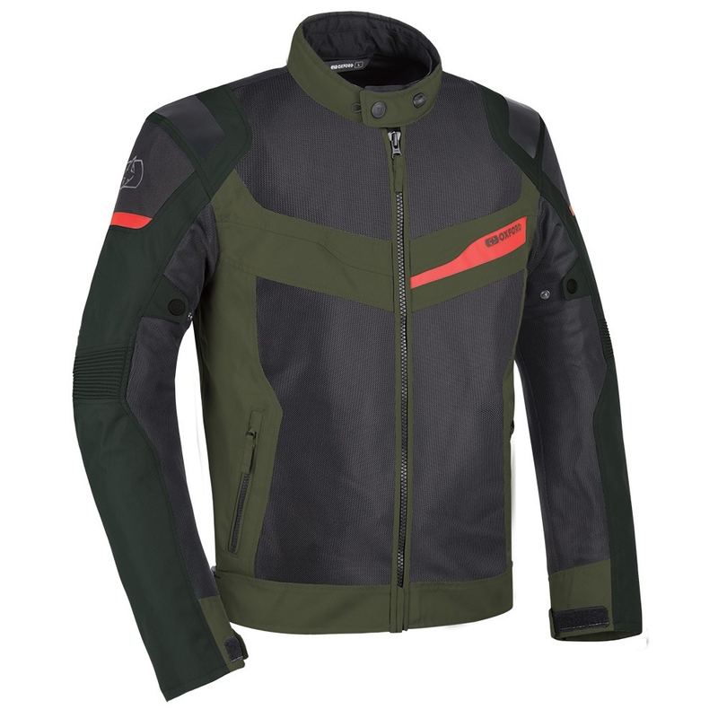 Giacca moto Oxford Dakar D2D Air verde