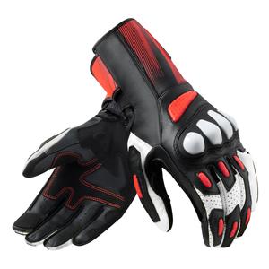 Guanti da moto Revit Metis 2 nero-rosso fluo Saldi
