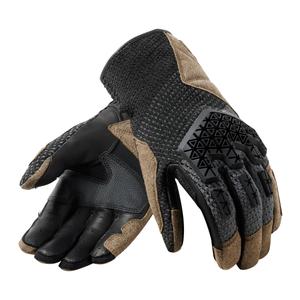 Guanti da moto Revit Offtrack 2 nero-marrone