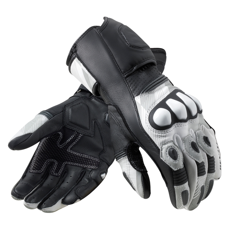 Guanti da moto Revit League 2 nero-grigio