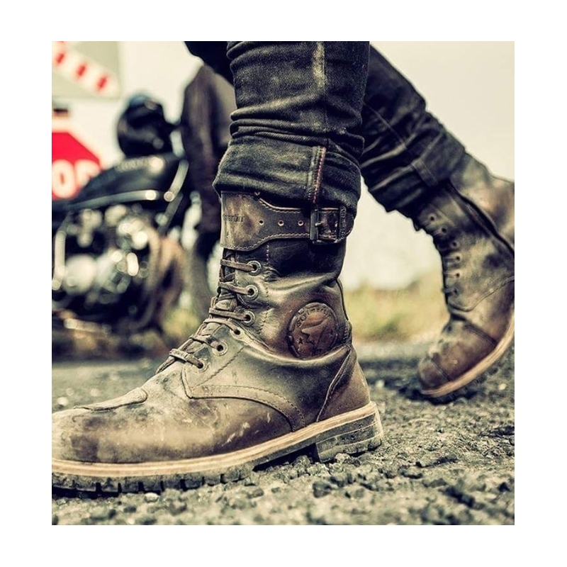 Boty na motorku Stylmartin Rocket brown - II. jakost