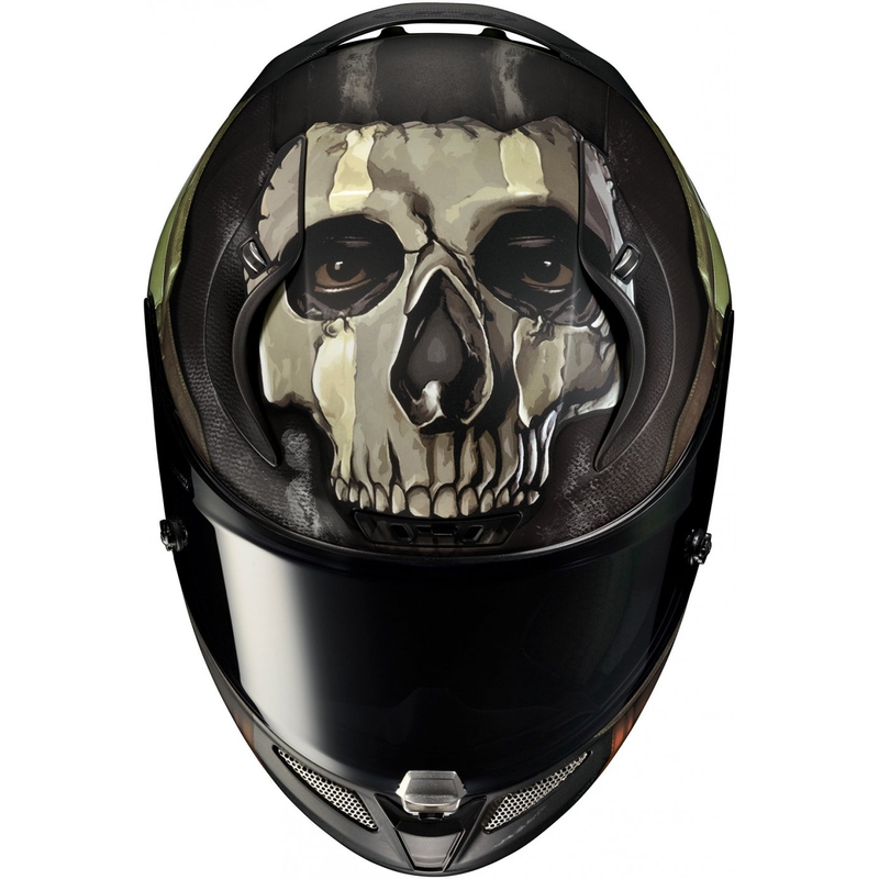 Casco moto integrale HJC RPHA 11 Ghost Call Of Duty MC34SF nero-marrone-verde Saldi