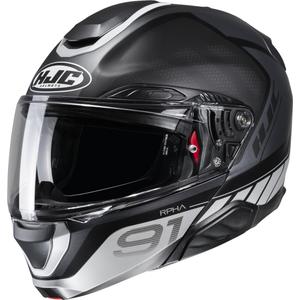Casco moto HJC RPHA 91 Rafino MC5SF grigio-nero