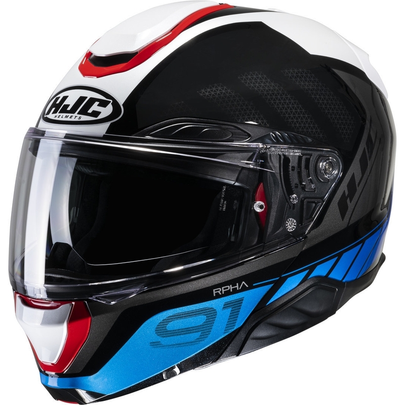 Casco moto HJC RPHA 91 Rafino MC21 rosso-blu-nero-bianco