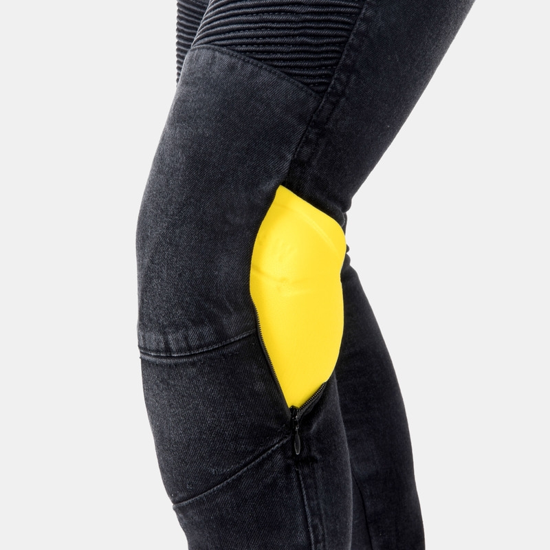 Jeans da motociclista Ozone Agness II Nero Donna