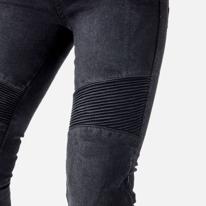 Jeans da motociclista Ozone Agness II Nero Donna