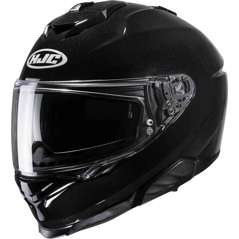 Casco moto integrale HJC i71 Nero pieno metallizzato