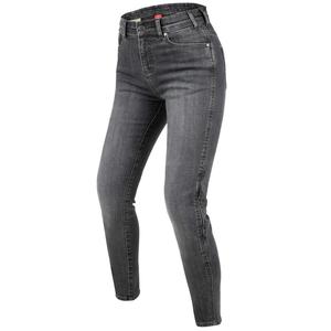 Jeans da motociclista da donna Rebelhorn Classic III SK grigio lavato Saldi