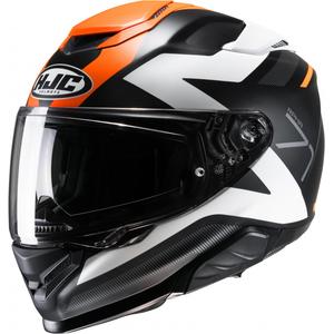 Casco moto integrale HJC RPHA 71 Pinna MC7SF nero-bianco-arancio Saldi