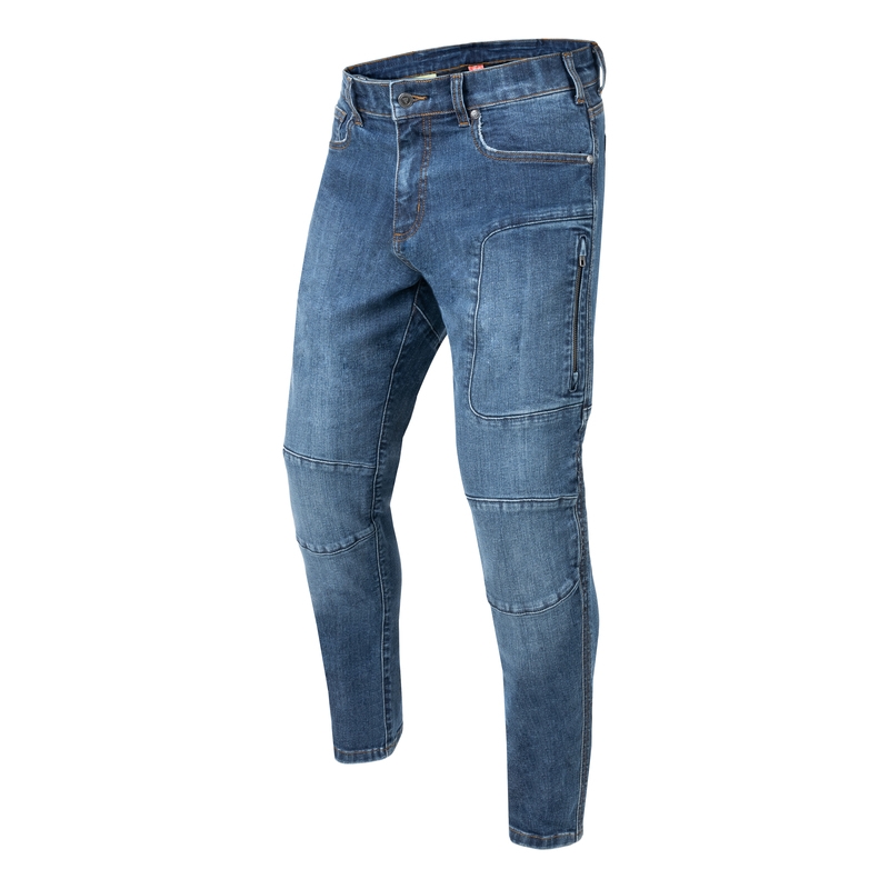 Jeans da moto Rebelhorn Rage II, blu slavato Saldi