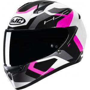 Casco moto integrale HJC C10 Tins MC8 nero-grigio-rosa-bianco