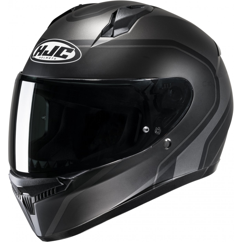 Casco moto integrale HJC C10 Elie MC5SF nero-grigio