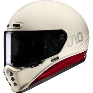 Casco moto integrale HJC V10 Tami MC1 rosso-beige