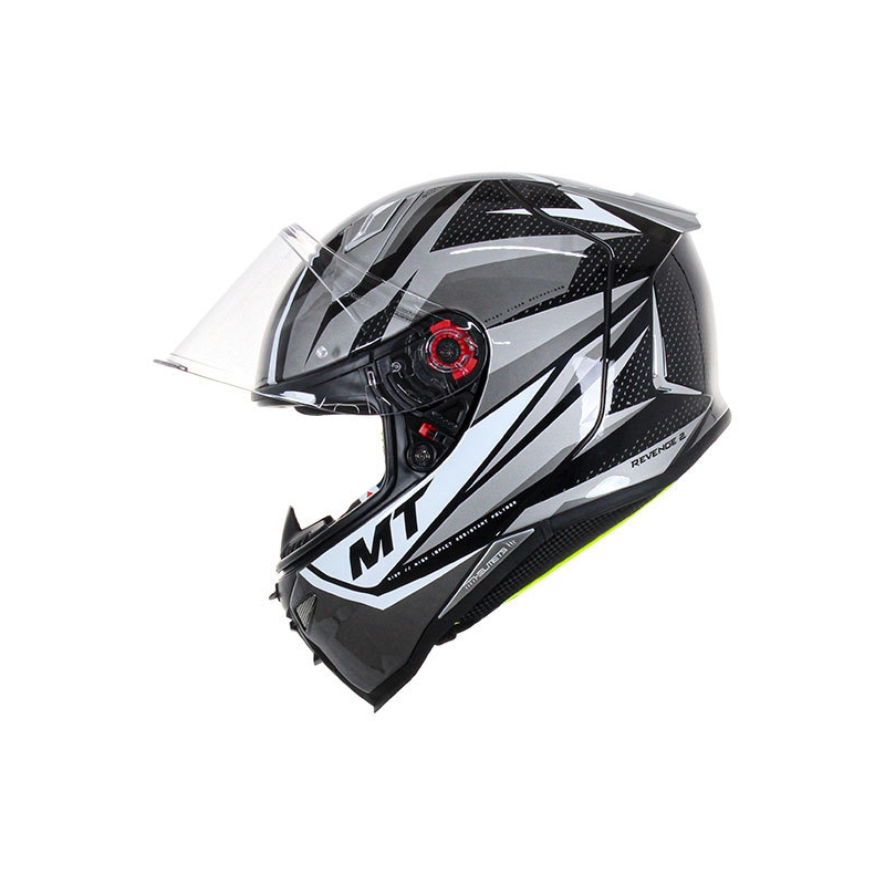 Casco Moto Integrale MT FF110 Revenge 2 Kley Bianco-Grigio-Nero Saldi