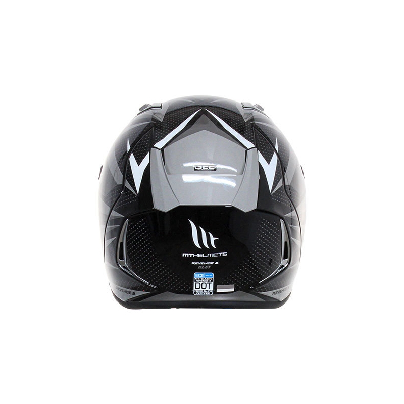 Casco Moto Integrale MT FF110 Revenge 2 Kley Bianco-Grigio-Nero Saldi