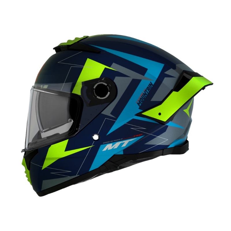 Integrální přilba na motorku MT FF118SV Thunder 4 SV Mountain C7 šedo-zeleno-modrá