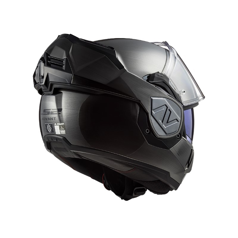 Casco moto ribaltabile LS2 FF906 Advant Jeans 06 grigio