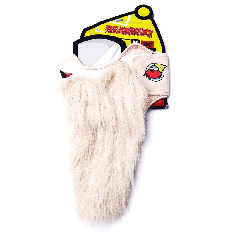 Maschera bianca Beardski Viking