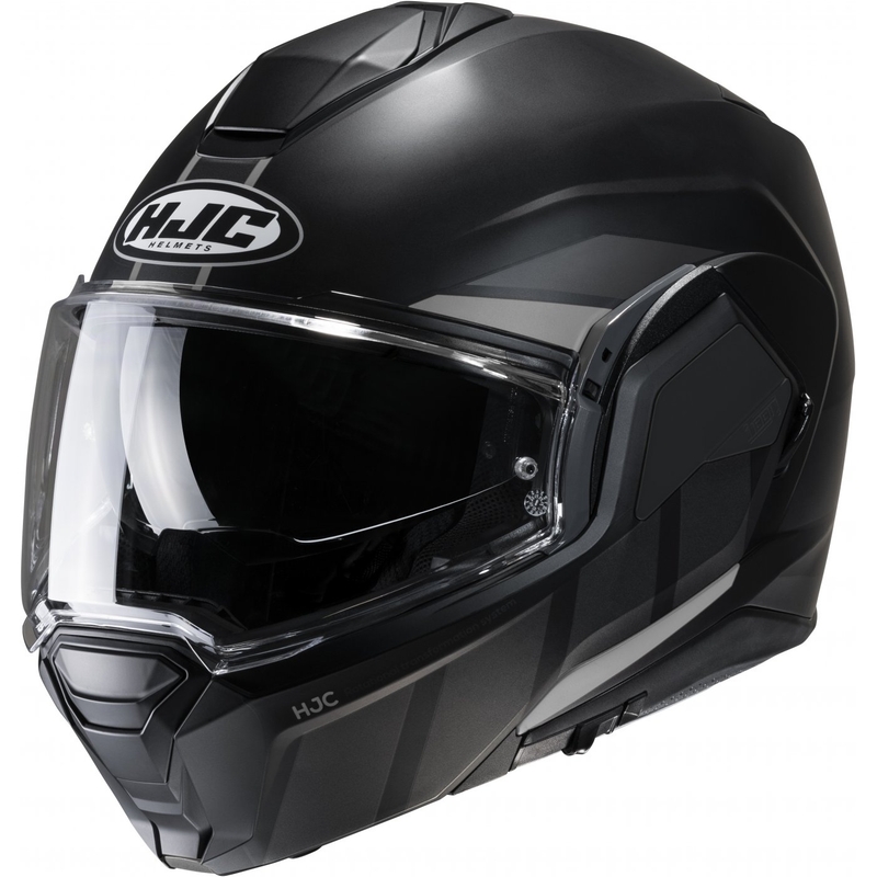 Casco moto apribile HJC i100 Beis MC5SF nero-grigio Saldi