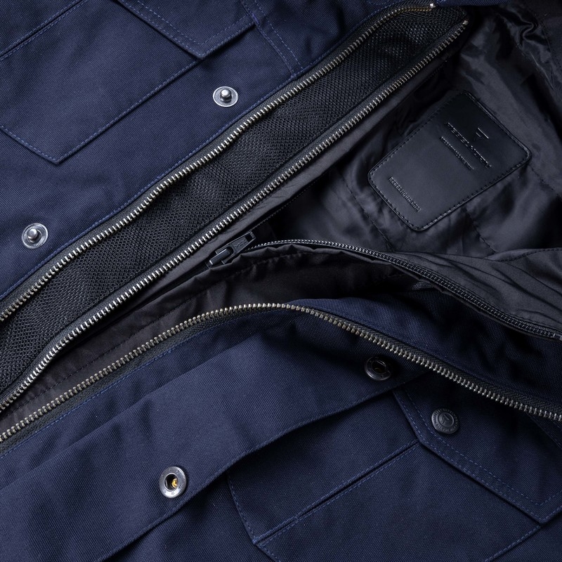 Giacca da moto Rebelhorn Hunter blu scuro Saldi