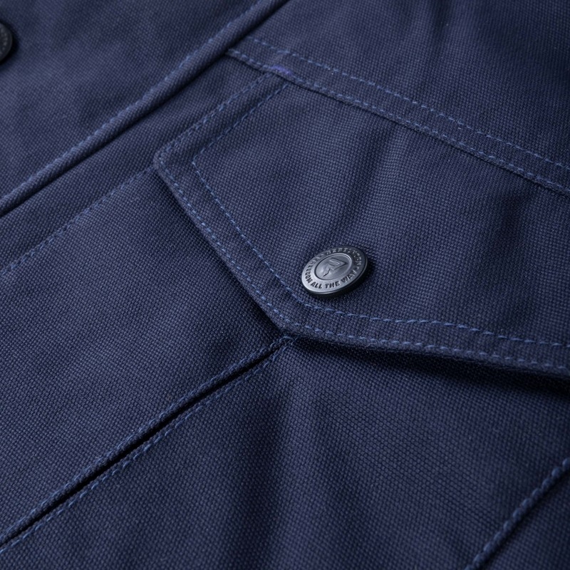 Giacca da moto Rebelhorn Hunter blu scuro Saldi