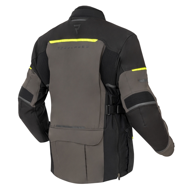 Giacca da moto Rebelhorn Range antracite-nero-giallo fluo