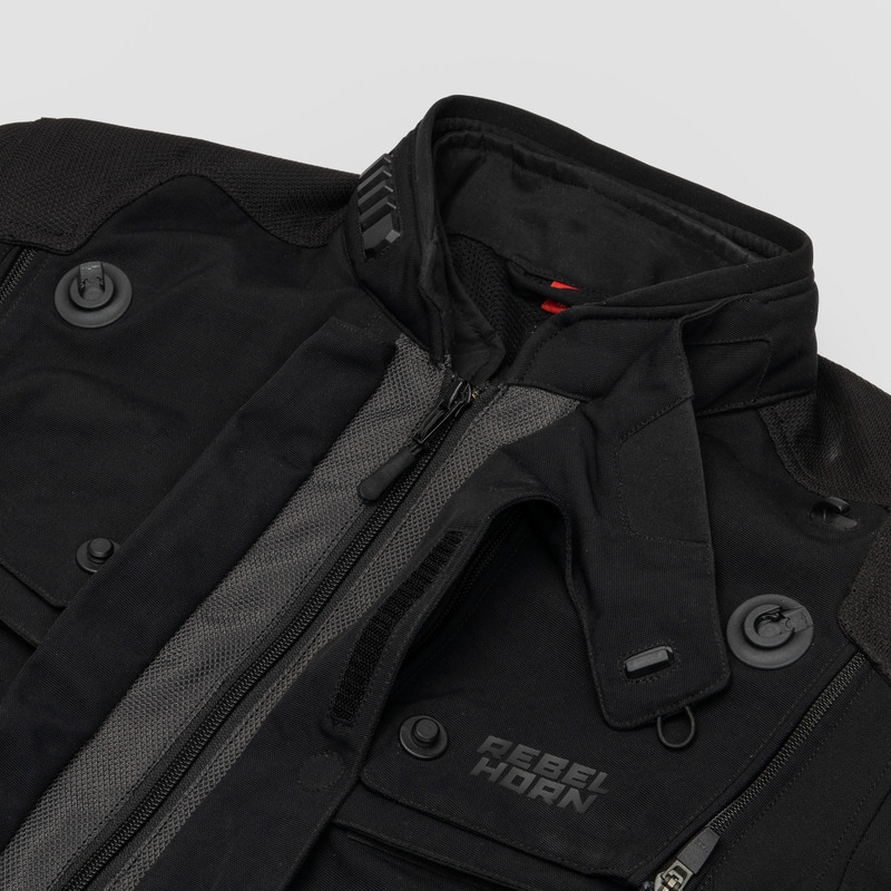 Giacca da moto Rebelhorn Range nera