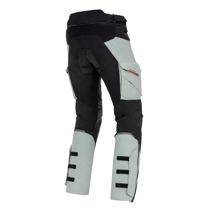Pantaloni da moto Rebelhorn Range grigio-nero-rosso