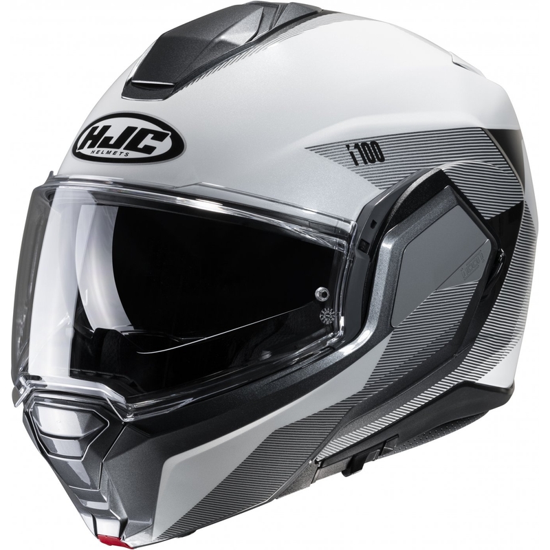 Casco da moto HJC i100 Beston MC5 grigio e bianco, ribaltabile Saldi
