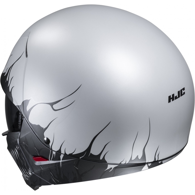 Casco aperto con maschera HJC i20 Scraw MC10SF nero-grigio