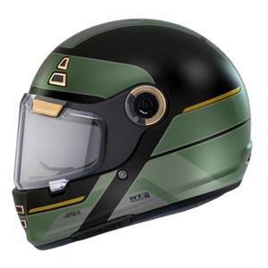 Casco moto integrale MT Jarama 68TH C1 nero-oro-verde