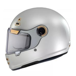 MT Jarama Solid A0 casco moto integrale bianco lucido