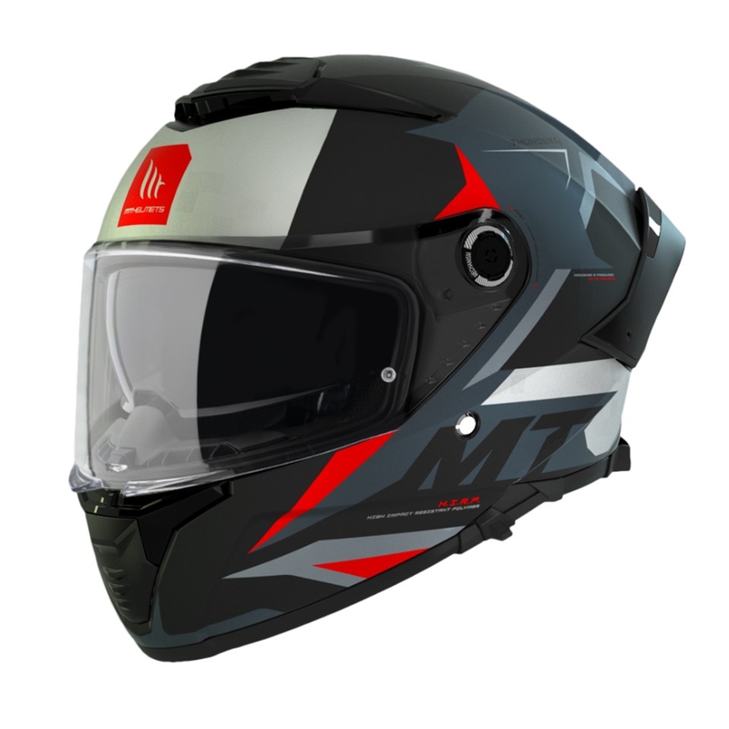 Casco moto integrale MT Thunder 4 SV Exeo nero-grigio-rosso