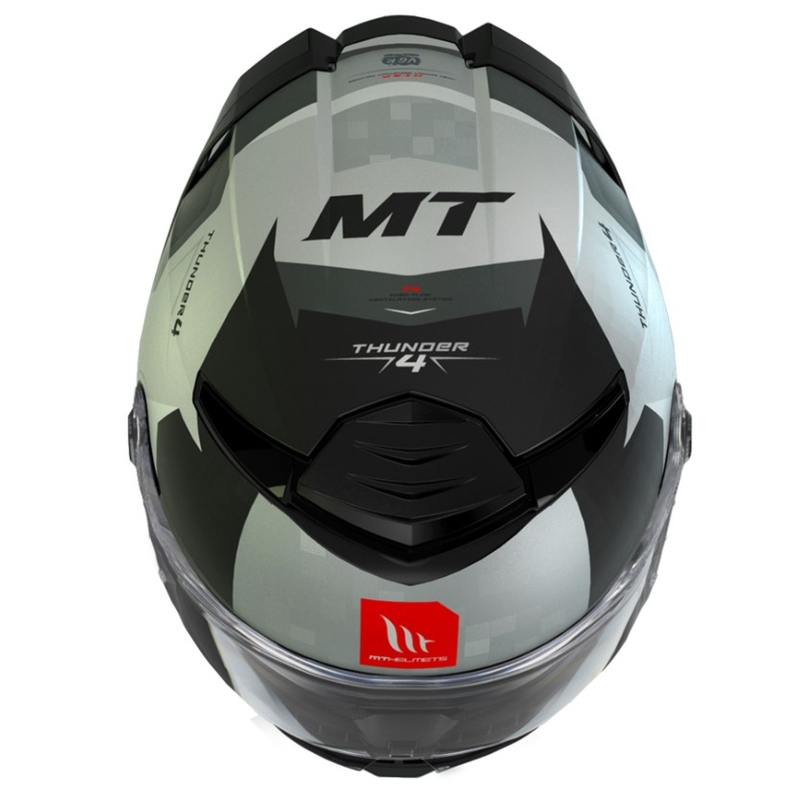 Casco moto integrale MT Thunder 4 SV Exeo nero-titanio