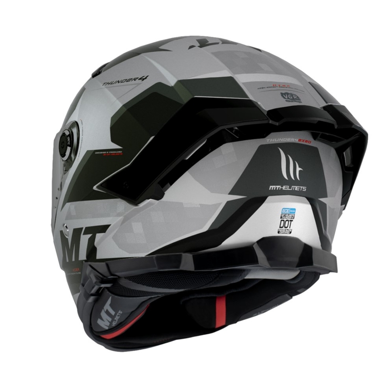 Casco moto integrale MT Thunder 4 SV Exeo nero-titanio