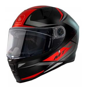 Casco moto integrale MT Revenge 2 Hatax nero e rosso Saldi