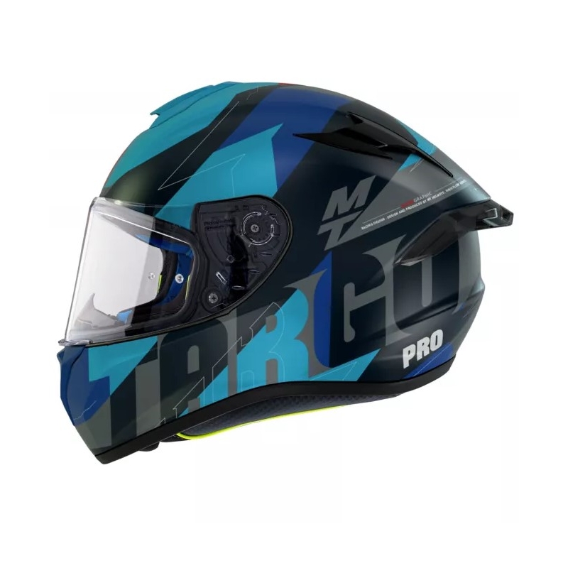 Casco moto integrale MT Targo Pro Biger blu Saldi
