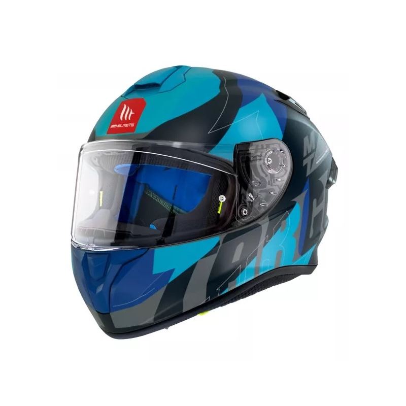Casco moto integrale MT Targo Pro Biger blu Saldi