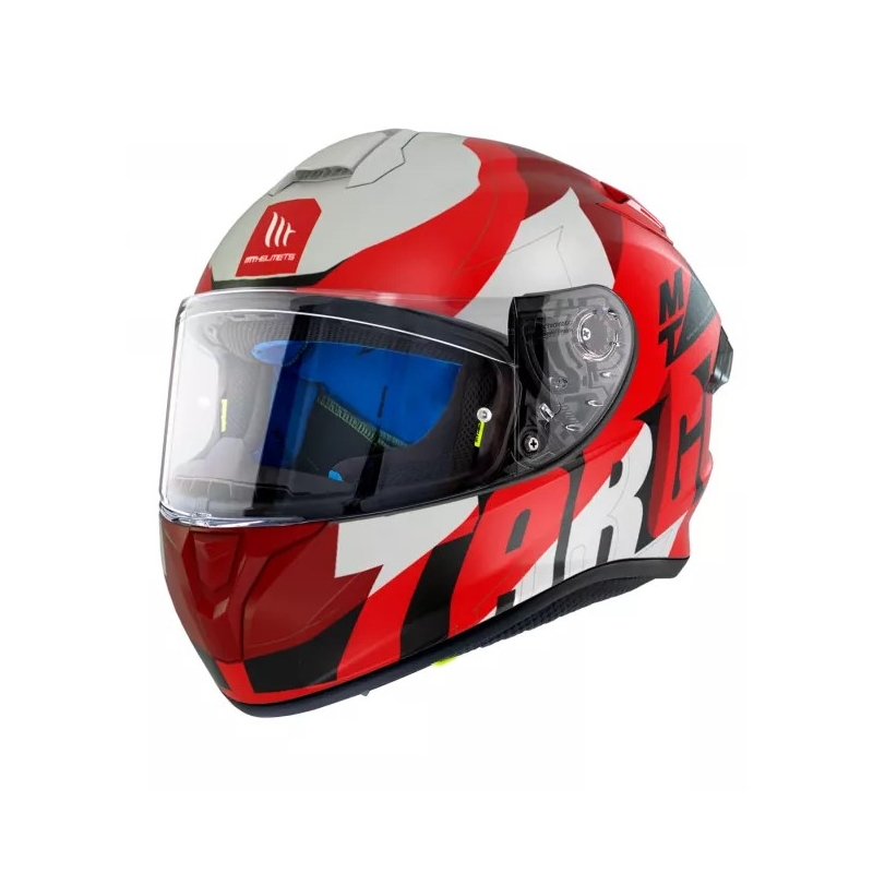 Integrální přilba na motorku MT Targo Pro Biger červená